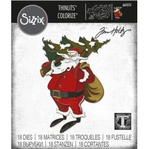 Sizzix - Thinlits Die - 665573 - Woodland Santa