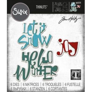 Sizzix - Thinlits Die - 665575 - Festive Words