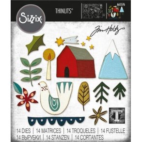Sizzix - Thinlits Die - 665576 - Funky Nordic