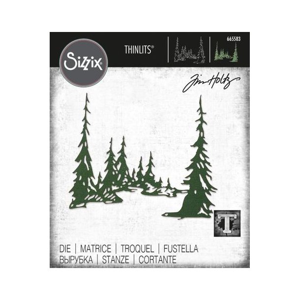 Sizzix - Thinlits Die - 665583 - Tall Pines