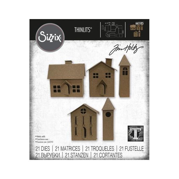 Sizzix - Thinlits Die - 665585 - Paper Village #2