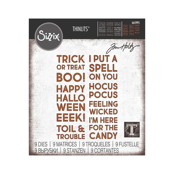 Sizzix / Tim Holtz  - Thinlits Die - 665995