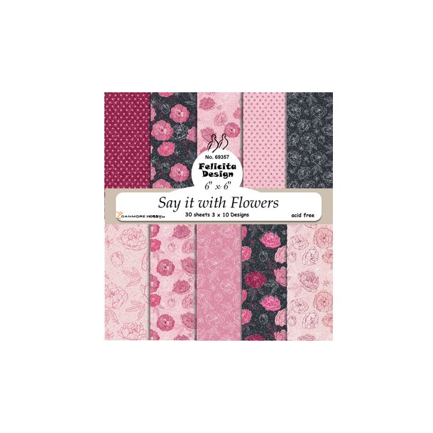 FelicitaDesign - 69357 15x15 - Say it with Flowers