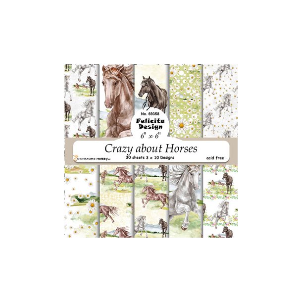 FelicitaDesign - 69358 15x15 - Crazy about Horses