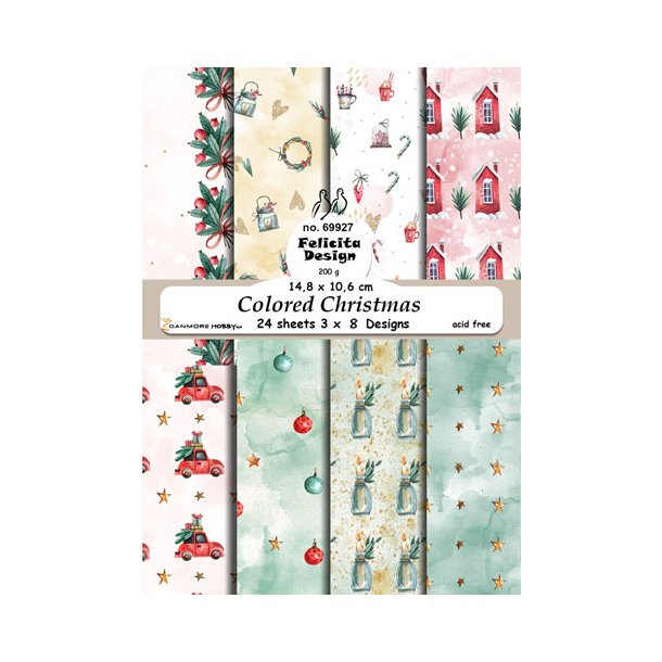 FelicitaDesign - 69927 A6 - Colored Christmas