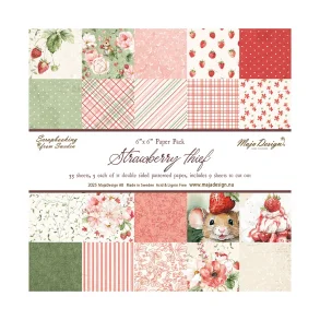 Maja Design blok - Strawberry thief - 6x6 