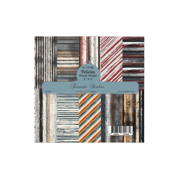FelicitaDesign - 70166 15x15 - Farvede Striber 