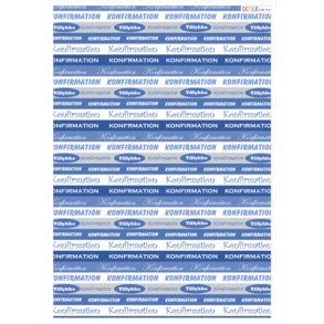 Castello, Konfirmationstekst, lyser�d og hvid, 718