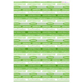 Castello, Konfirmationstekst, gr�n og hvid, 719