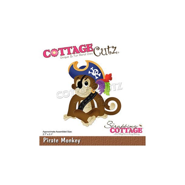 Cottage Cutz - CC-763 - Pirate Monkey