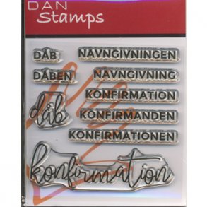 Dan Stamps 7804 - Konfirmation og D�b