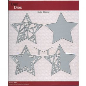 Dan Dies 7856 - Basic stjerner 4 stk