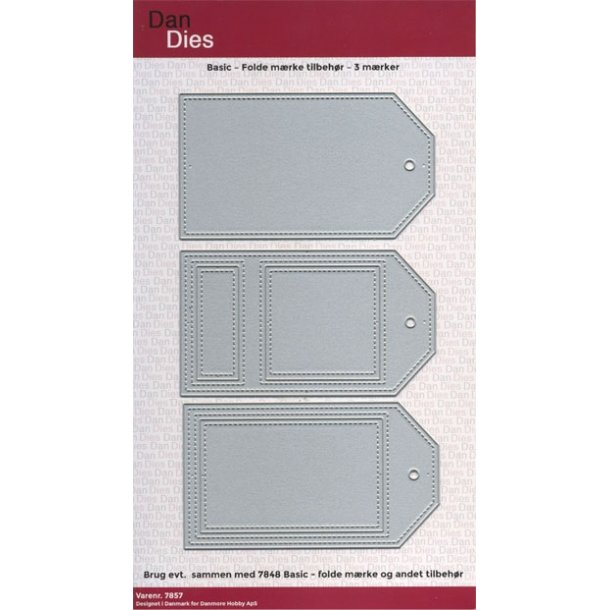 Dan Dies 7857 - Basic folde mrke tilbehr 3stk