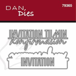 Dies Dan Invitation til min konfirmation 79365