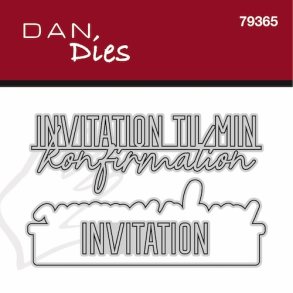 Dies Dan Invitation til min konfirmation 79365