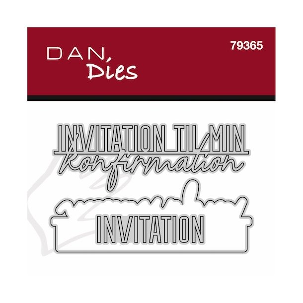 Dies Dan Invitation til min konfirmation 79365