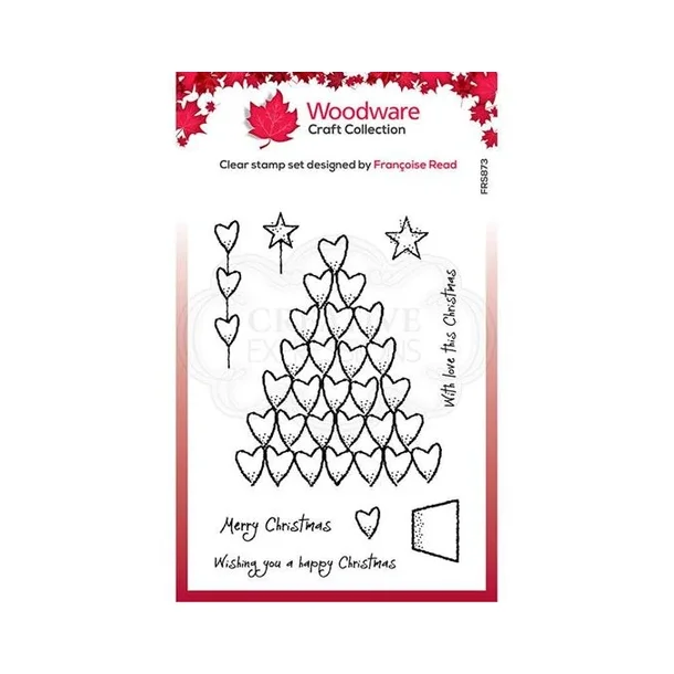  Woodware Clearstamp - FRS873 - Heart Tree