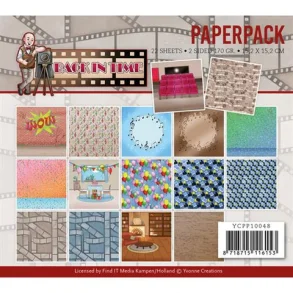 YVONNE DESIGN PAPIRBLOK 15X15CM YCPP10048