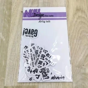 NHH DESIGN DIE CUTS - rlig talt 