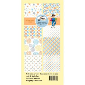 BY LENE Papirblok 10x21 BLP206 - Tivoli