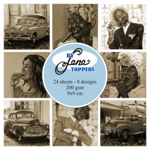 By Lene Toppers 9x9cm 24 ark BLT006