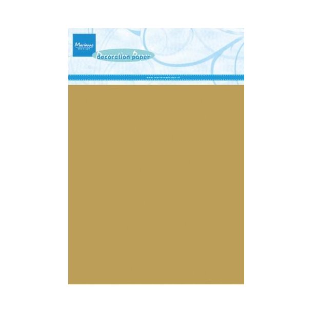 Marianne Design A5 5stk - CA3126 - Decoration Paper - Gold