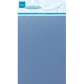 Marianne Design A5 5stk - CA3141 - Metallic Paper - Light Blue