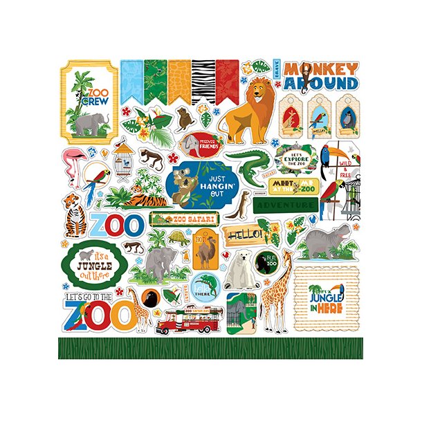 Carta Bella Zoo Adventure Element Sticker - CBZA128014