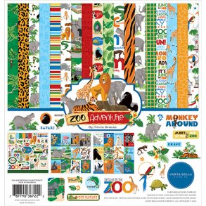 Carta Bella Zoo Adventure 12x12 Inch Collection Kit - CBZA128014