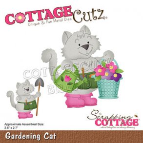 Cottage Cutz - CC-742 - Gardening Cat