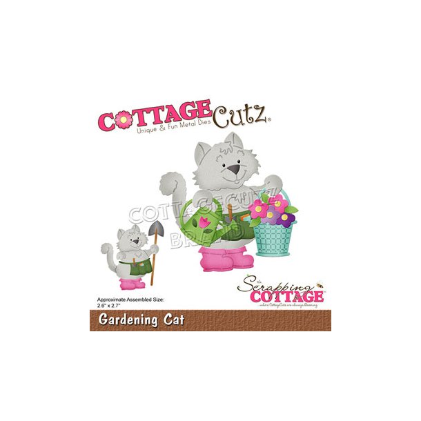 Cottage Cutz - CC-742 - Gardening Cat