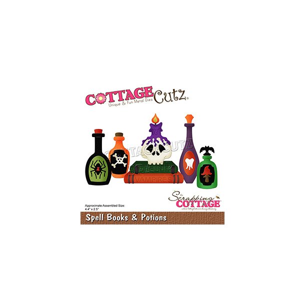 Cottage Cutz - CC-814 - Spell Books &amp; Potions