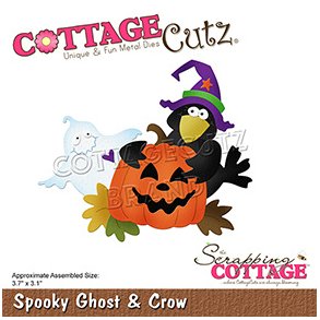 Cottage Cutz - CC-816 - Spooky Ghost & Crow