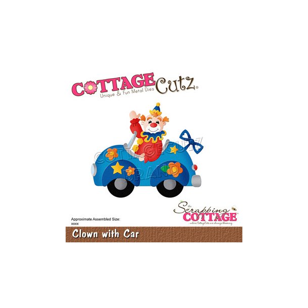 Cottage Cutz - CC-864 - Clown with Car