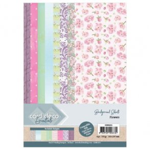 Card Deco Background Paper - CDEBG001 - Flowers