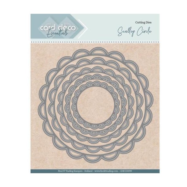 Card Deco Dies - CDECD0099 - Scallop Circle