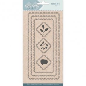 Card Deco Dies - CDECD0101 - Slimline Leaf