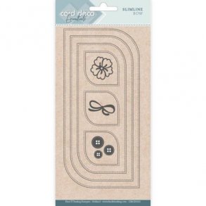 Card Deco Dies - CDECD0102 - Slimline Bow