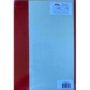 Crealies Stencilzz/Maskzz 4x Slimline smooth & rough edges CLSTMBLSETC