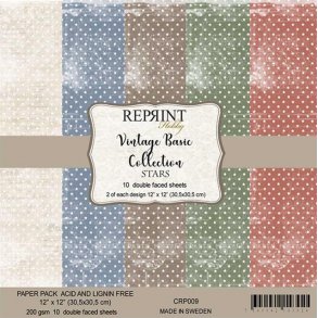 REPRINT Paperpack 30x30 CPR009 - Vintage Basic -Stars