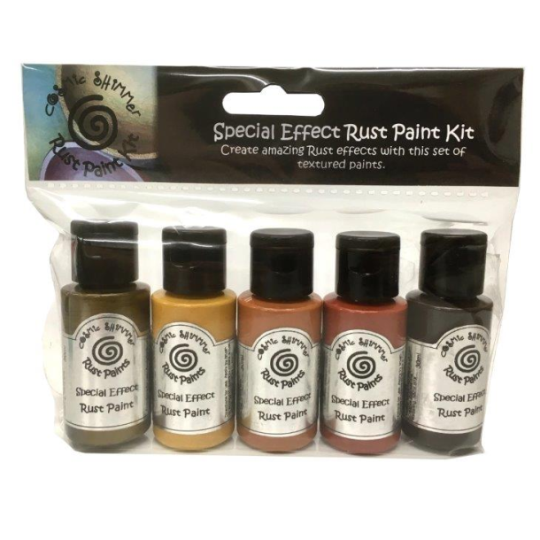 Cosmic Shimmer Special Effects "Rust Paint Kit" 5x30ml CSSERUST