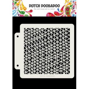 Dutch Doobadoo Mask Art - Trangle Wave