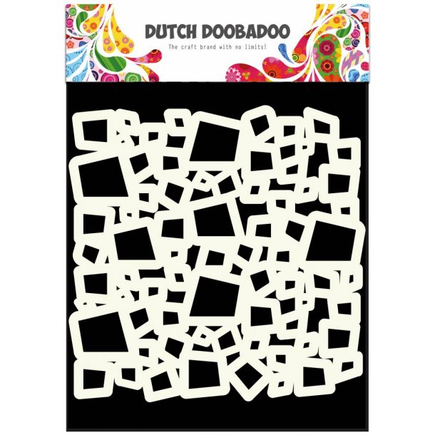 Dutch Doobadoo Mask Art - Squares A5