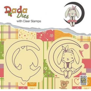 Nellie's DDCS001 - Bunny on moon