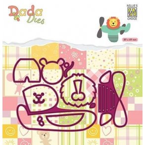 Nellie's DDD024 - Lion in Airplane