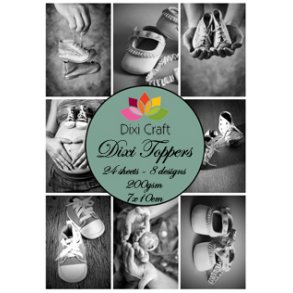 Dixi Craft Toppers 7x10cm 24 ark ET0117