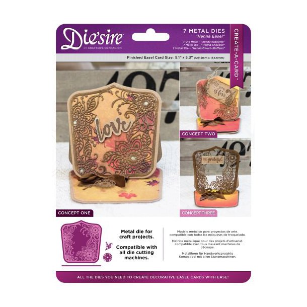 Die Sire Die-Henna Easel-DS-CAD-HENE