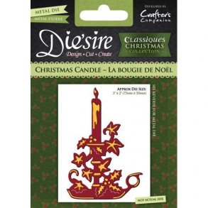 Die Sire Die-Christmas Candle-DS-CX-CAND
