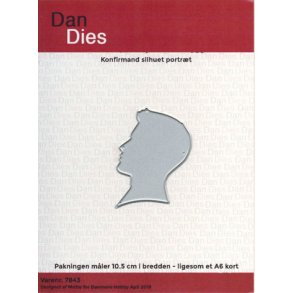 Dan Dies 7843 - konfirmand silhuet