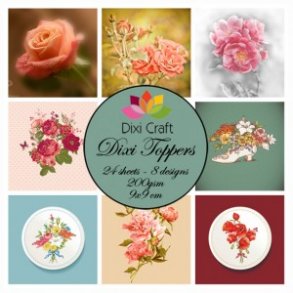 Dixi Craft Toppers 9x9cm 24 ark ET0231